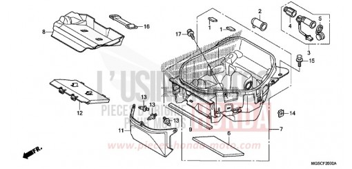 LUGGAGE BOX NC700DD de 2013